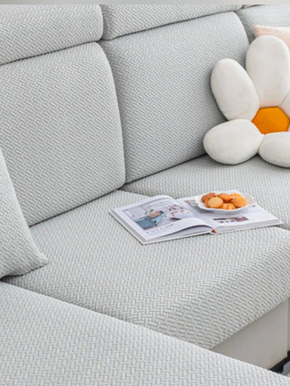 Light Grey Sofa Cushion Covers